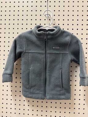 Columbia Kids' Slate Grey Full-Zip Fleece Jacket
